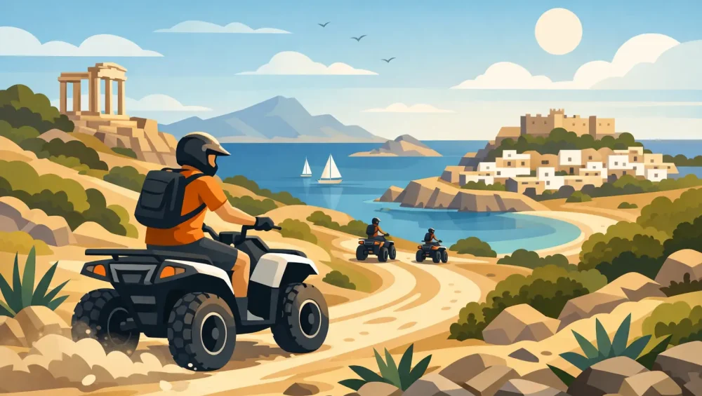 Self Drive Quad Excursion in Rhodes